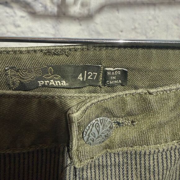 Prana Jett Capri Pants, Green, Size 4/27 - Picture 5 of 10